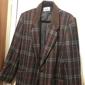 David N 100% wool coat